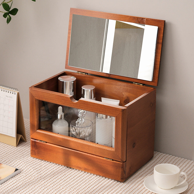 Desktop storage box household cosmetics storage cabinet