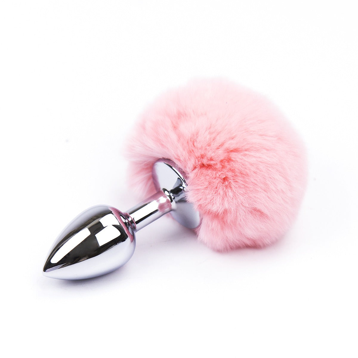 Sex Products Rabbit Short Tail Vestibule Metal Penis Anal Plug SM Male And Female Lovers Masturbate