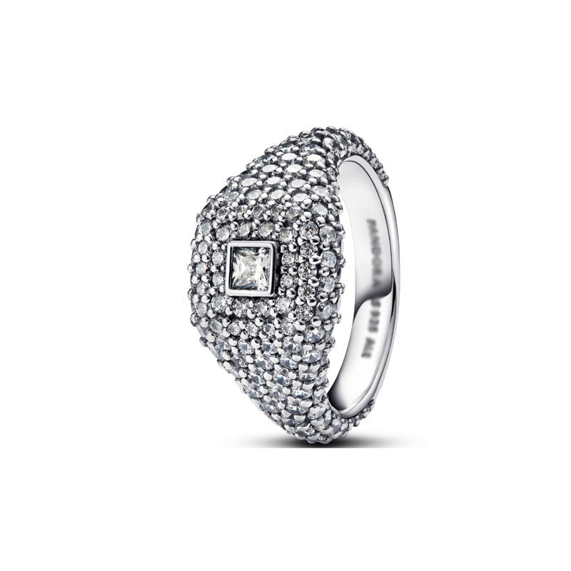 Anillo Elegante de Plata S925 – Diseño Brillante para Mujer