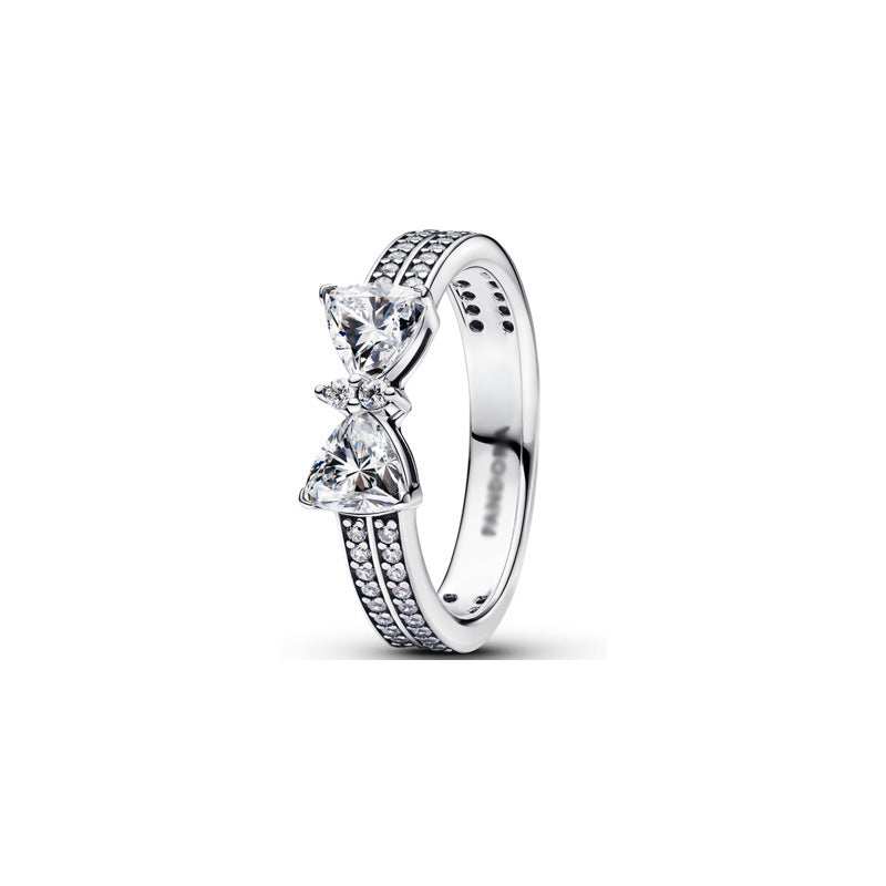 Anillo Elegante de Plata S925 – Diseño Brillante para Mujer