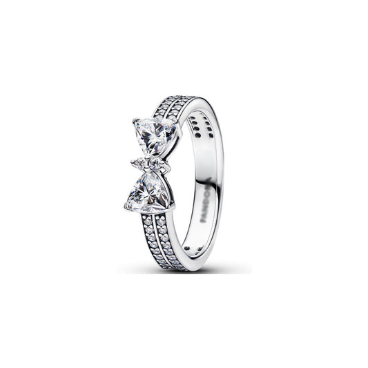 Anillo Elegante de Plata S925 – Diseño Brillante para Mujer
