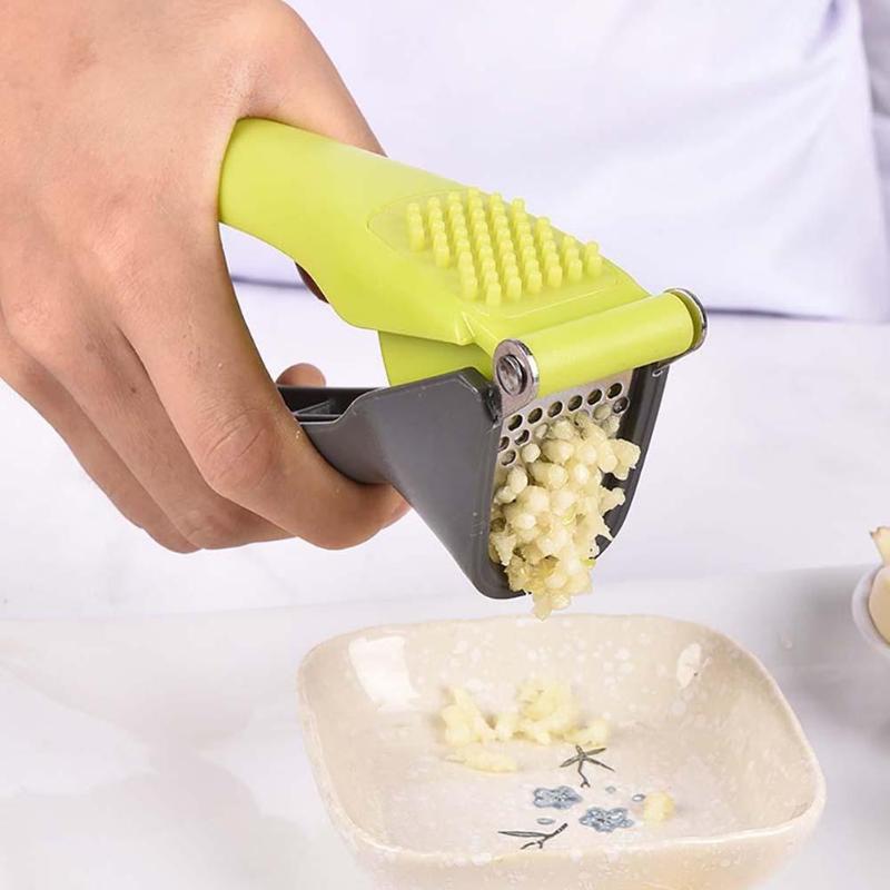 Stainless Steel Manual Garlic Press Kitchen Accessories Gadgets Garlic Grinder Grater Squeezer Garlices Chopper Crusher