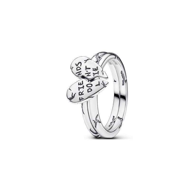 Anillo Elegante de Plata S925 – Diseño Brillante para Mujer
