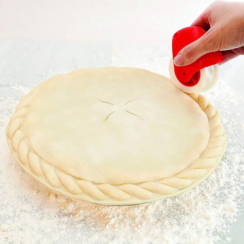 Baking Tools Kitchen Pasta Cutting Wheel Curling Wheel Manual Pasta Cutter Roller Knife Kitchen Gadgets