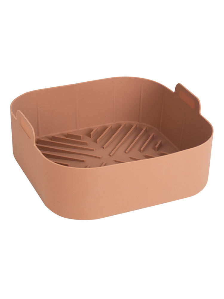 New Square Air Fryer Grill Pan BBQ Pad Air Fryer Silicone Pot