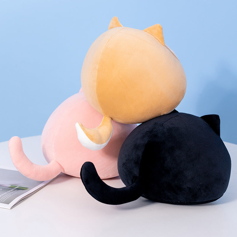 New Soft Cute Cute Round Cat Doll Plush Dog Shiba Inu Pillow