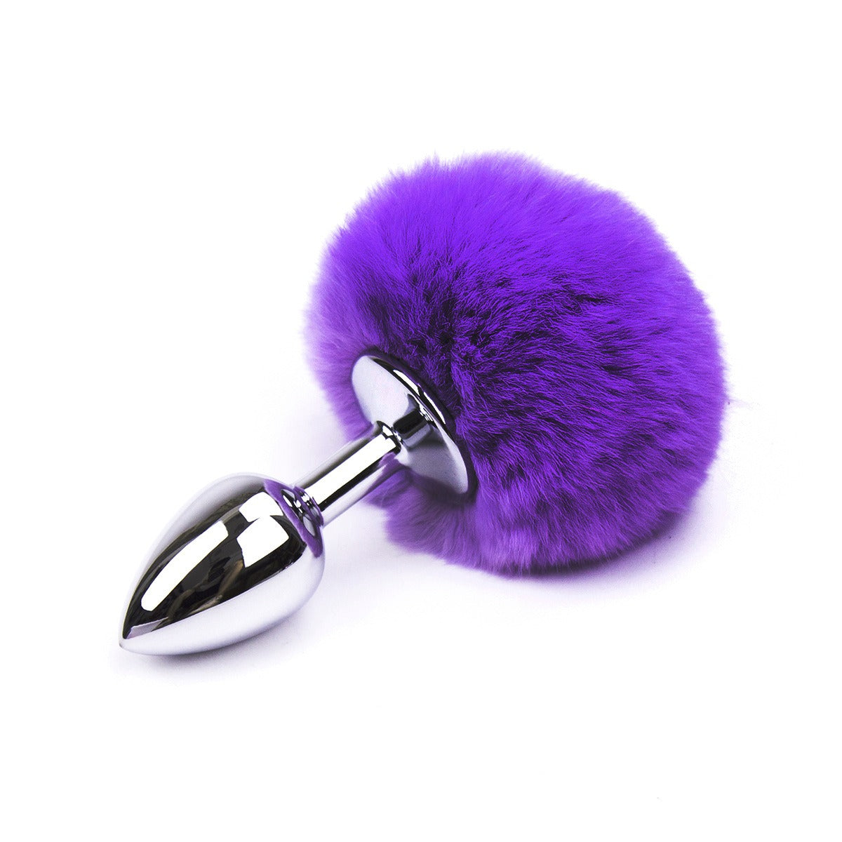 Sex Products Rabbit Short Tail Vestibule Metal Penis Anal Plug SM Male And Female Lovers Masturbate