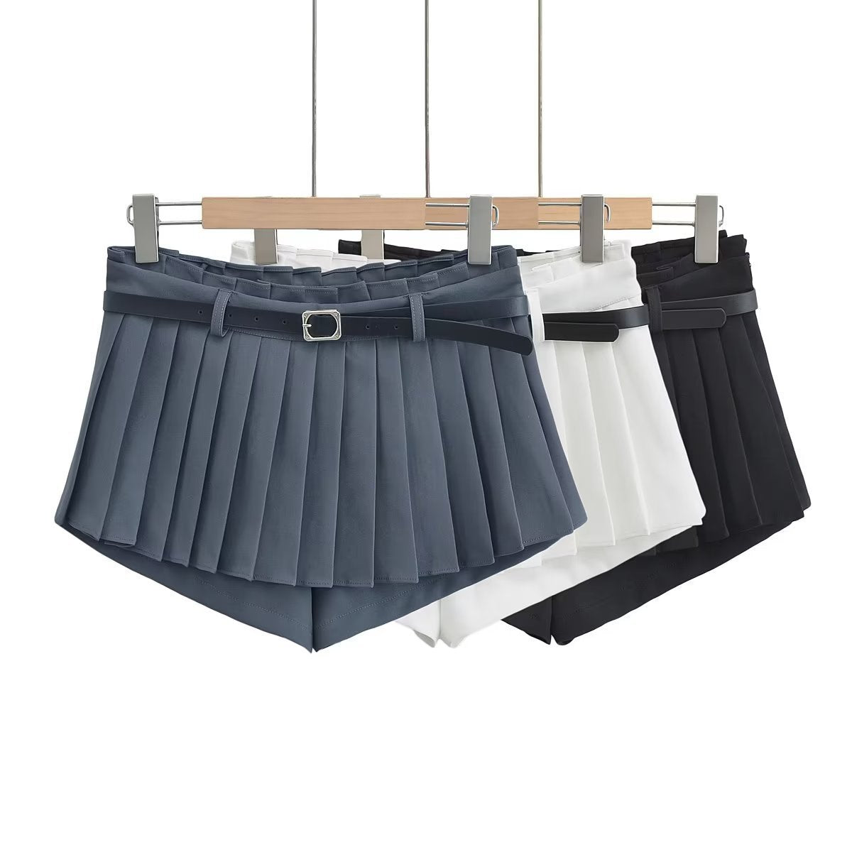Slim fit A-line mini skirt