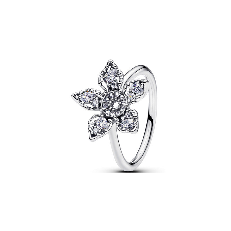 Anillo Elegante de Plata S925 – Diseño Brillante para Mujer