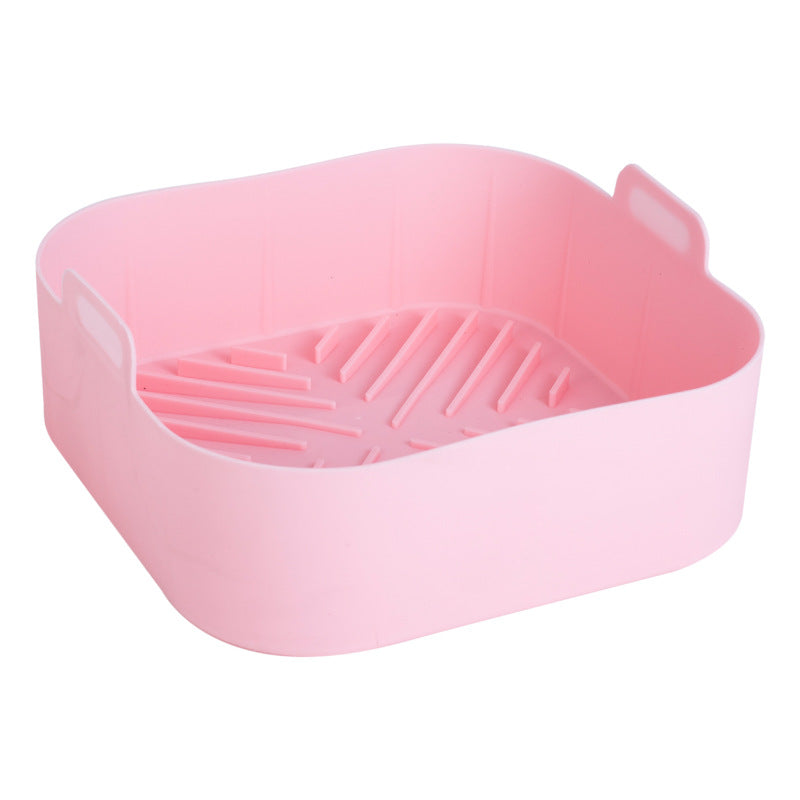 New Square Air Fryer Grill Pan BBQ Pad Air Fryer Silicone Pot