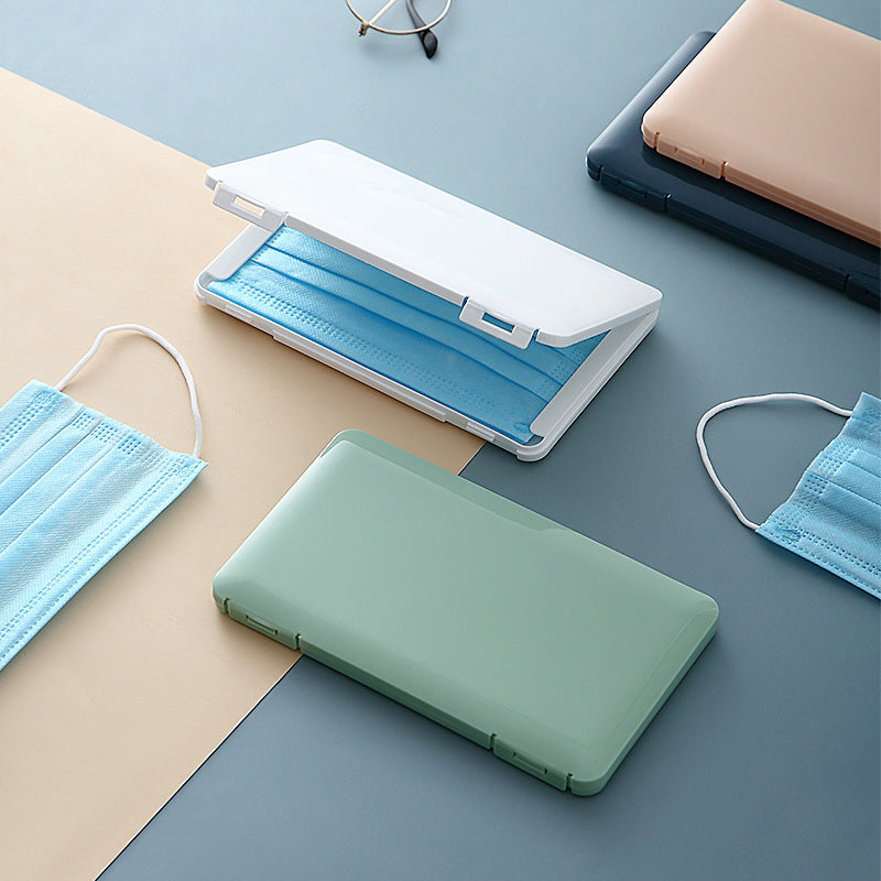 Dust Mask Storage Box Portable Storage Disposable Mask Storage Box Storage Organizer Box
