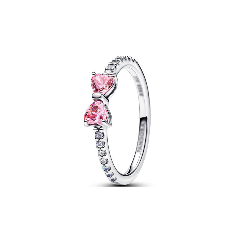 Anillo Elegante de Plata S925 – Diseño Brillante para Mujer