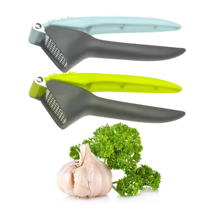Stainless Steel Manual Garlic Press Kitchen Accessories Gadgets Garlic Grinder Grater Squeezer Garlices Chopper Crusher