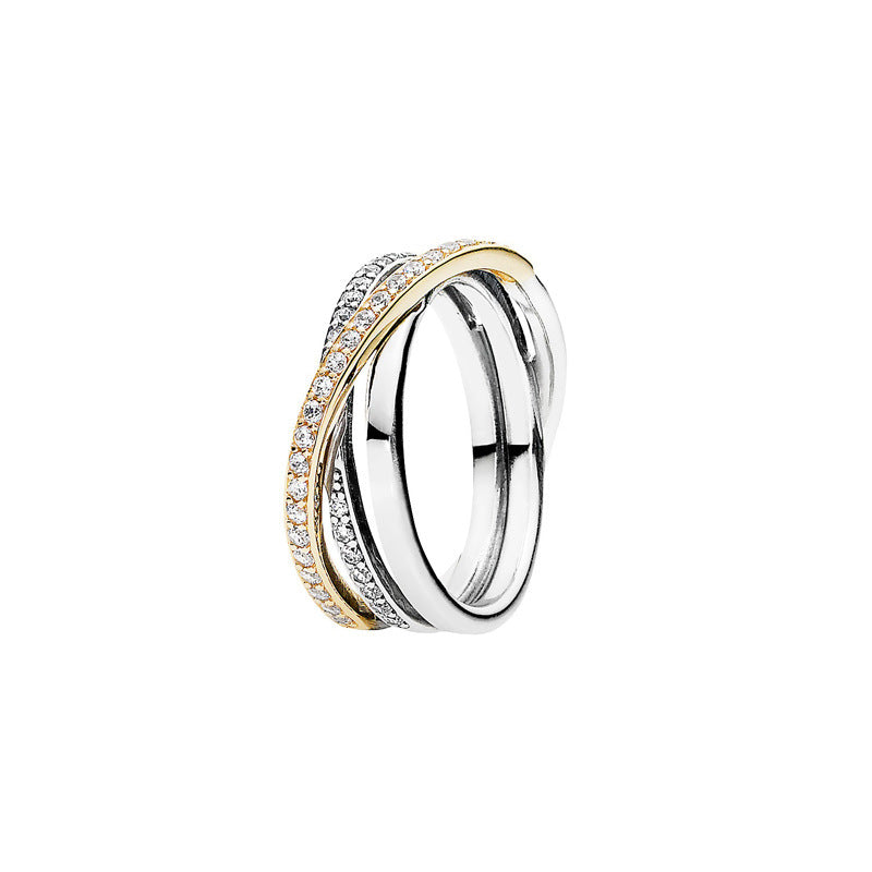 Anillo Elegante de Plata S925 – Diseño Brillante para Mujer