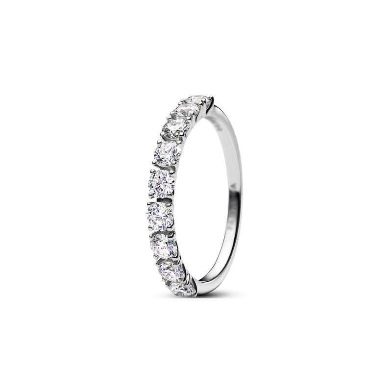 Anillo Elegante de Plata S925 – Diseño Brillante para Mujer