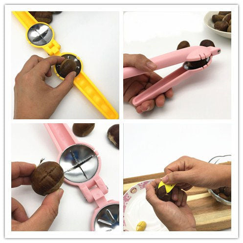 Chestnut Shell Opener Nut Opener Clip Chestnut Treasure Walnut Clip Shelling And Peeling Kitchen Gadgets
