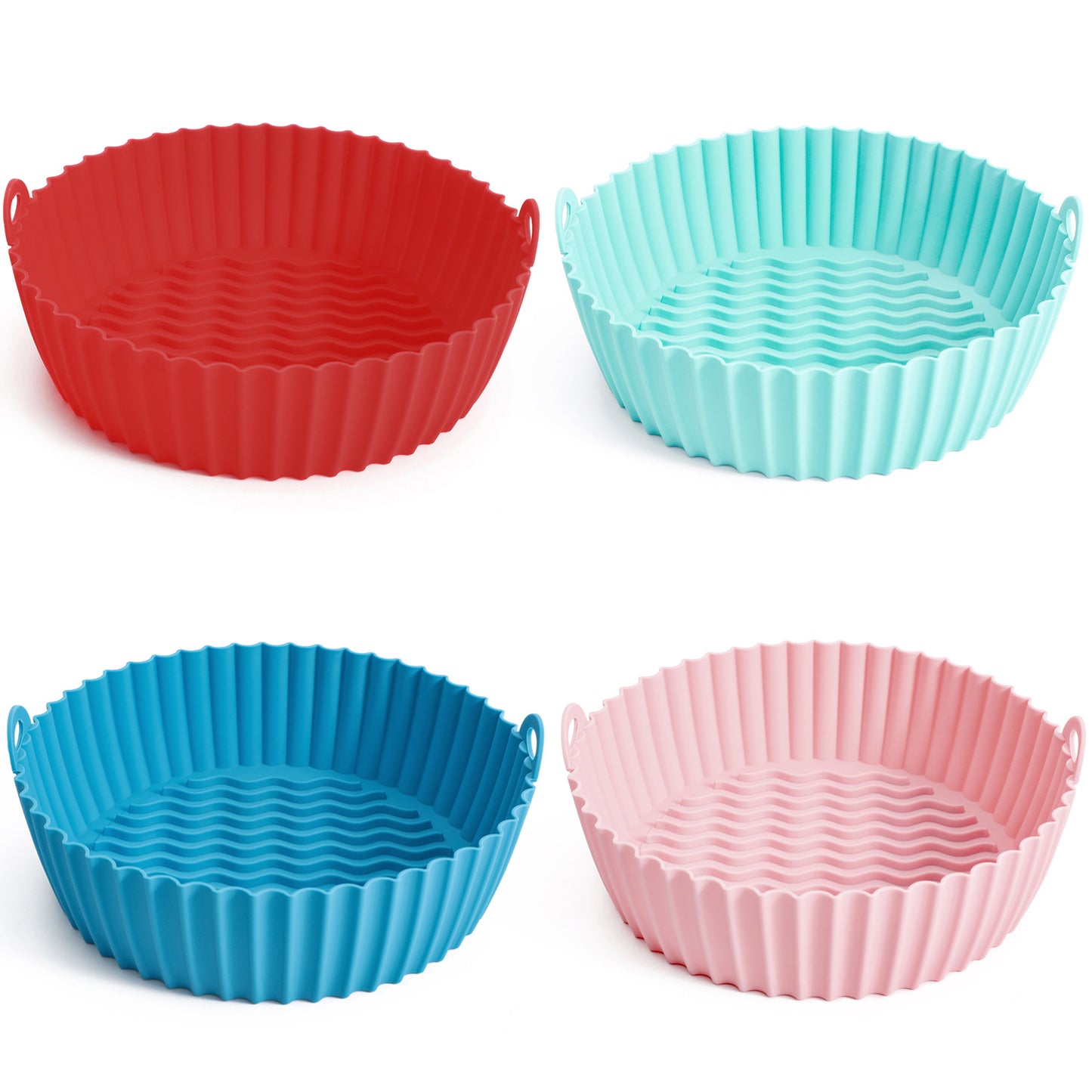 Air Fryer Silicone Pot Air Fryer Silicone Baking Pan Air Fryer Tray